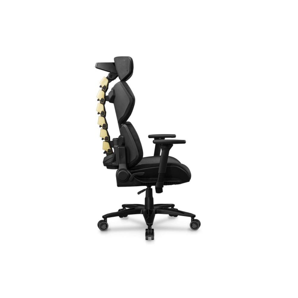 COUGAR - Terminator Elite Gold Silla para videojuegos de PC Asiento acolchado Negro, Oro