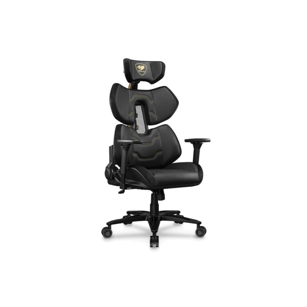 COUGAR - Terminator Elite Gold Silla para videojuegos de PC Asiento acolchado Negro, Oro