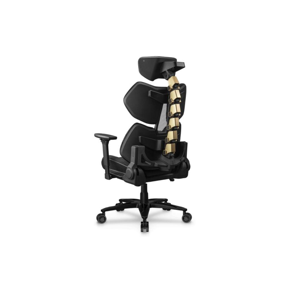 COUGAR - Terminator Elite Gold Silla para videojuegos de PC Asiento acolchado Negro, Oro