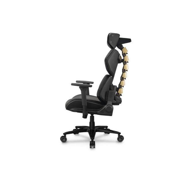 COUGAR - Terminator Elite Gold Silla para videojuegos de PC Asiento acolchado Negro, Oro