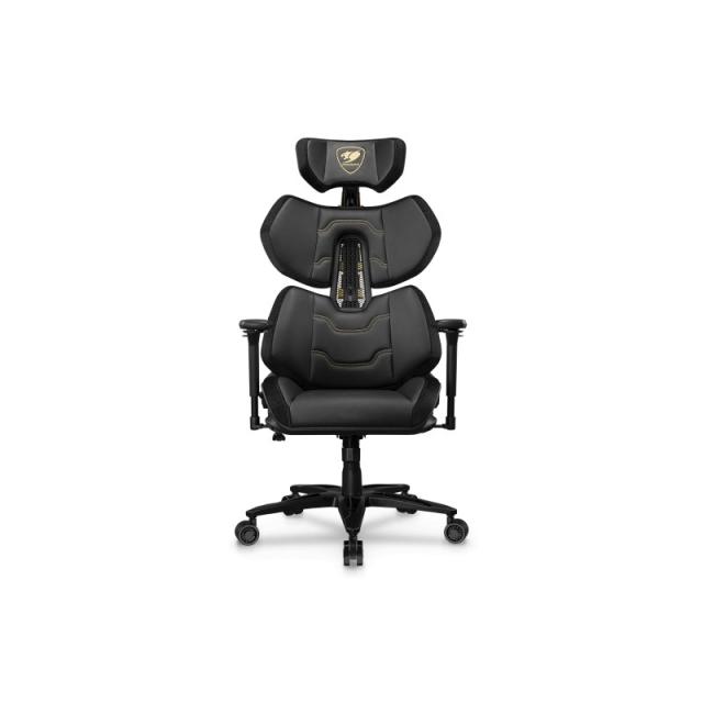 COUGAR - Terminator Elite Gold Silla para videojuegos de PC Asiento acolchado Negro, Oro