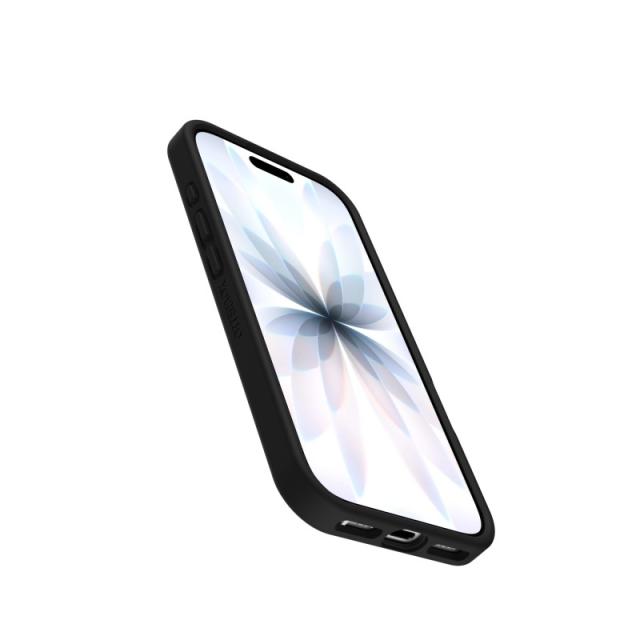 OtterBox - React MagSafe Series para Apple iPhone 17, negro Crystal, transparente/negro