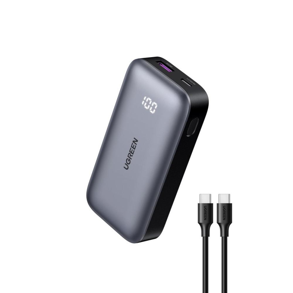 Ugreen - 10000mAh Mini Powerbank Quick Charging 30W Gris