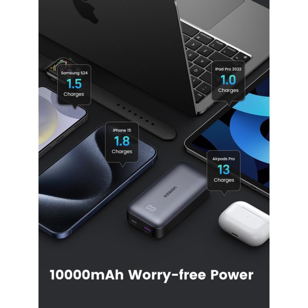 Ugreen - 10000mAh Mini Powerbank Quick Charging 30W Gris