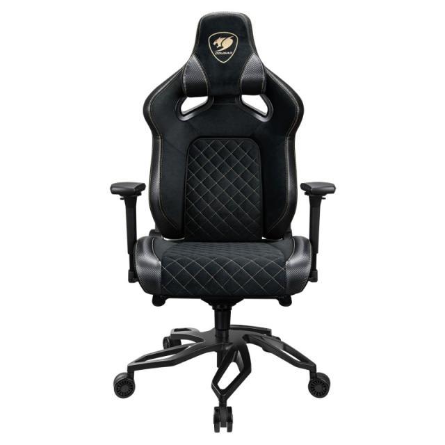 COUGAR - CGR-T2F-GLB Silla para videojuegos universal Asiento acolchado tapizado Negro