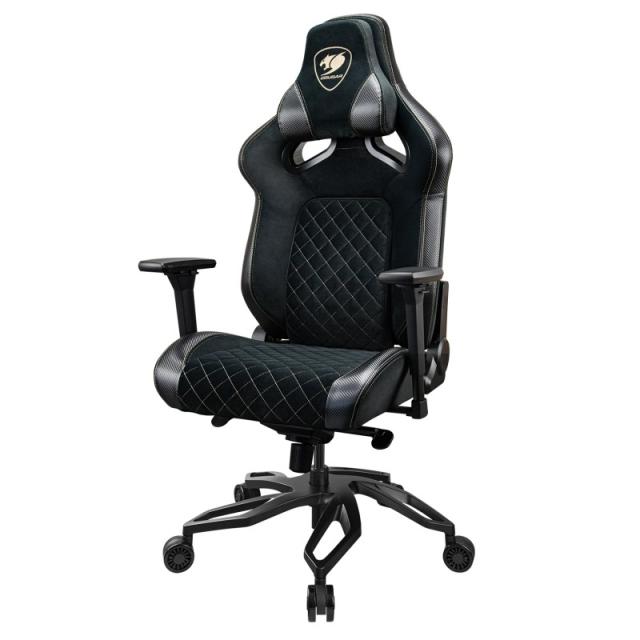 COUGAR - CGR-T2F-GLB Silla para videojuegos universal Asiento acolchado tapizado Negro