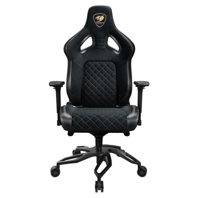 COUGAR - CGR-T2F-GLB Silla para videojuegos universal Asiento acolchado tapizado Negro
