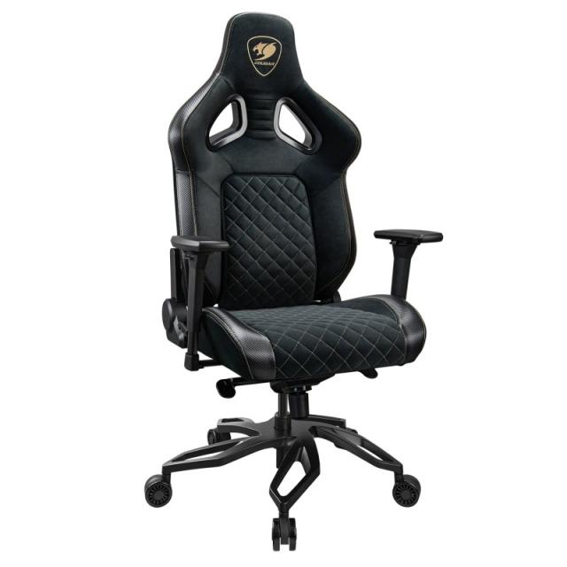 COUGAR - CGR-T2F-GLB Silla para videojuegos universal Asiento acolchado tapizado Negro