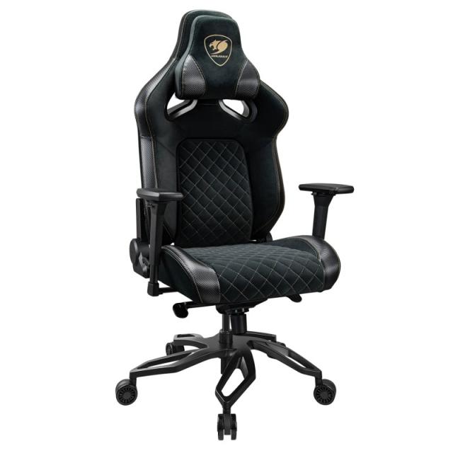 COUGAR - CGR-T2F-GLB Silla para videojuegos universal Asiento acolchado tapizado Negro