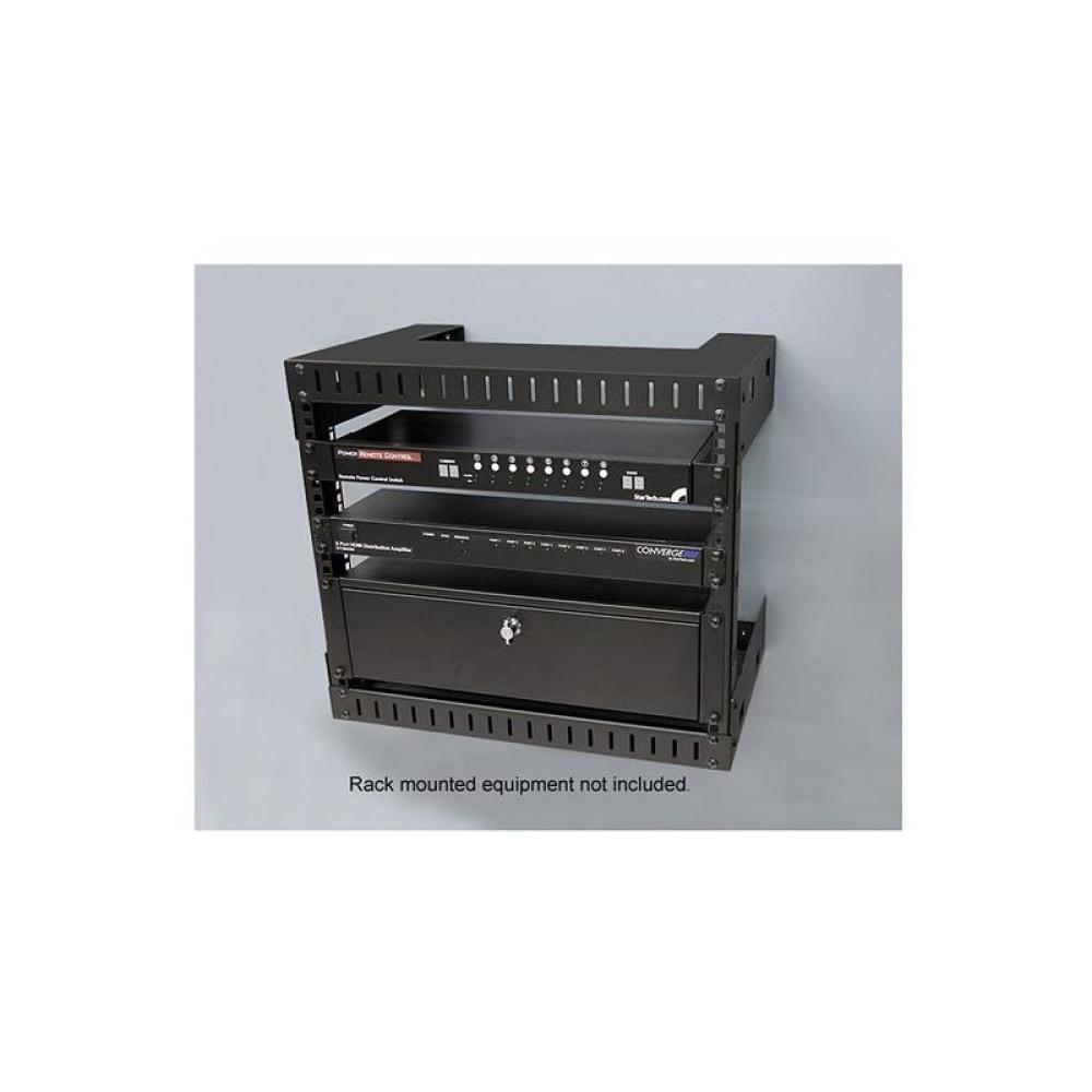 StarTech.com - Rack de Servidores Abierto de 8U de Pared - de 19 Pulgadas - de 2 Columnas - con 12 Pulgadas de Profundidad - par