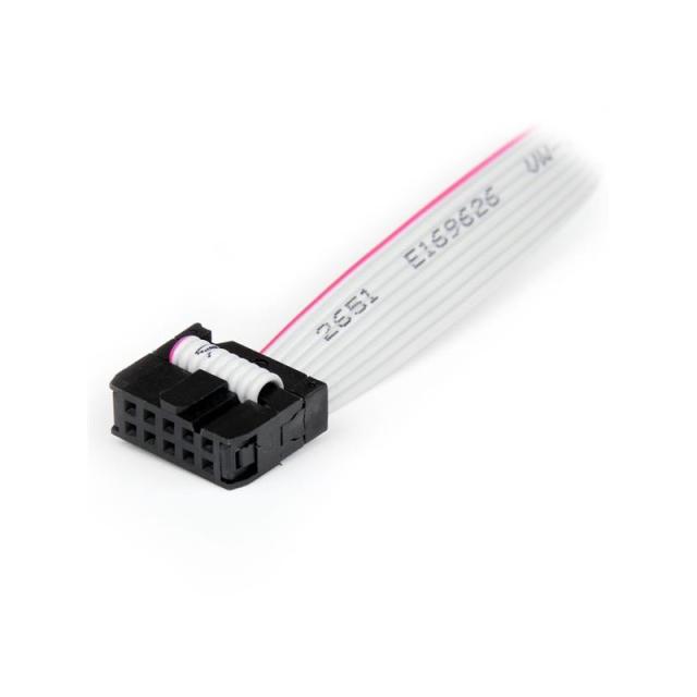 StarTech.com - Cabezal Bracket 2 puertos COM de Serie Serial - 2x DB9 Macho - 2x IDC10 Hembra