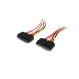 StarTech.com - Cable de Extensión SATA de 22 Pines - Serial ATA Macho - SATA Hembra - 0,3m