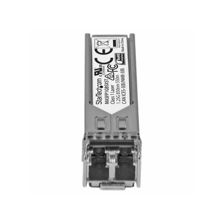 StarTech.com - Módulo SFP Compatible con Cisco Meraki MA-SFP-1GB-SX - 1000BASE-SX - Multimodo de 1GbE - SFP Ethernet Gigabit 1Gb