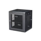 StarTech.com - Armario Rack de Pared para Servidores 12U 19" 4 Columnas y Estante 1U - Rack de Servidores de Montaje - RK12WALHM