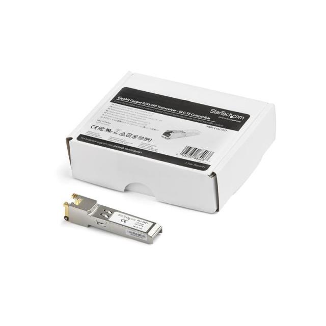 StarTech.com - Módulo Transceptor SFP Compatible con Cisco GLC-TE - Cobre - 1000BASE-T - SFP a RJ45 Cat6 / Cat5e, 100m, Temperat