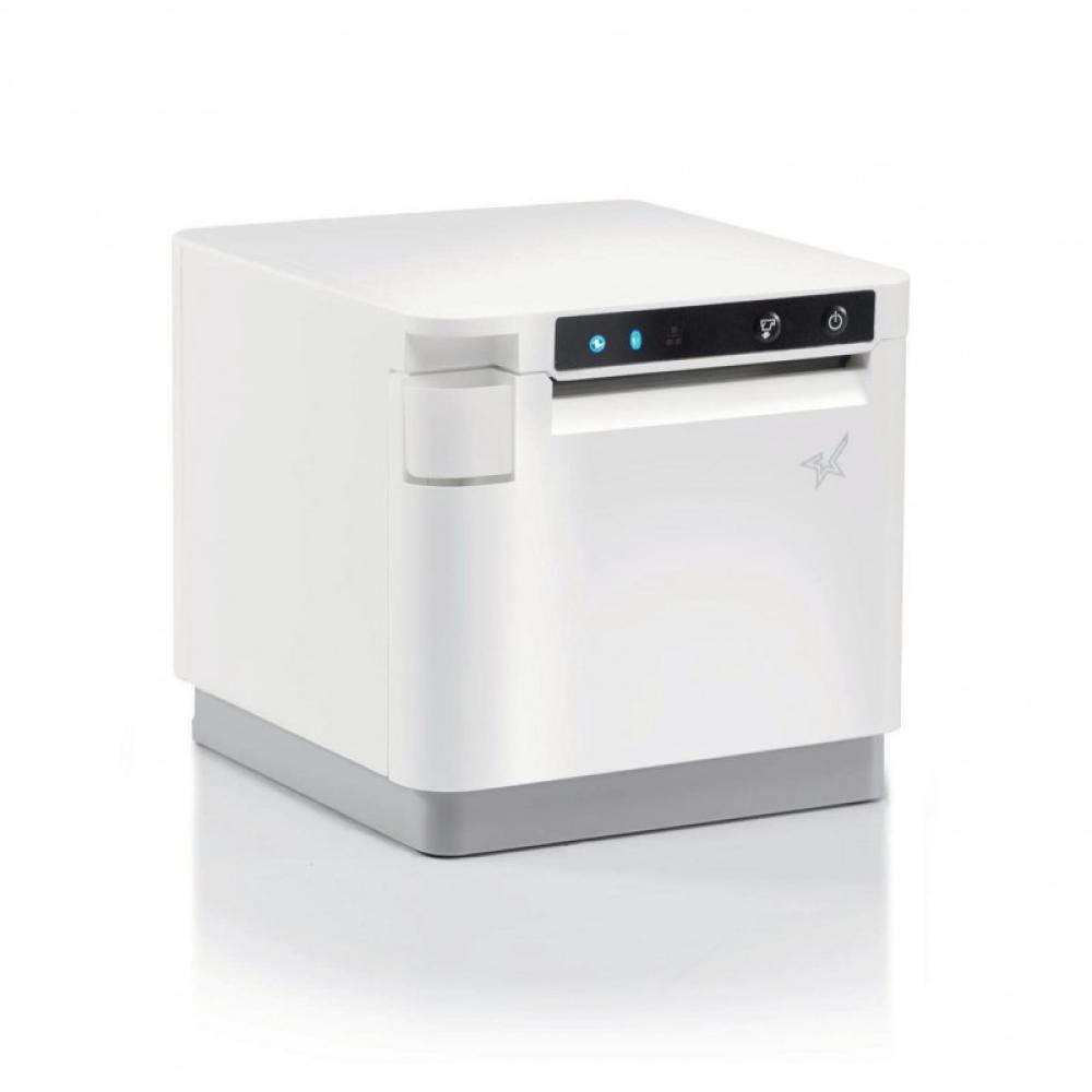 Star Micronics - mC-Print3, Thermal, 3in, Cutter, Ethernet (LAN), USB, CloudPRNT, White, EU & UK, PS60C Power Supply included In