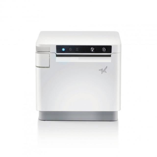 Star Micronics - mC-Print3, Thermal, 3in, Cutter, Ethernet (LAN), USB, CloudPRNT, White, EU & UK, PS60C Power Supply included In
