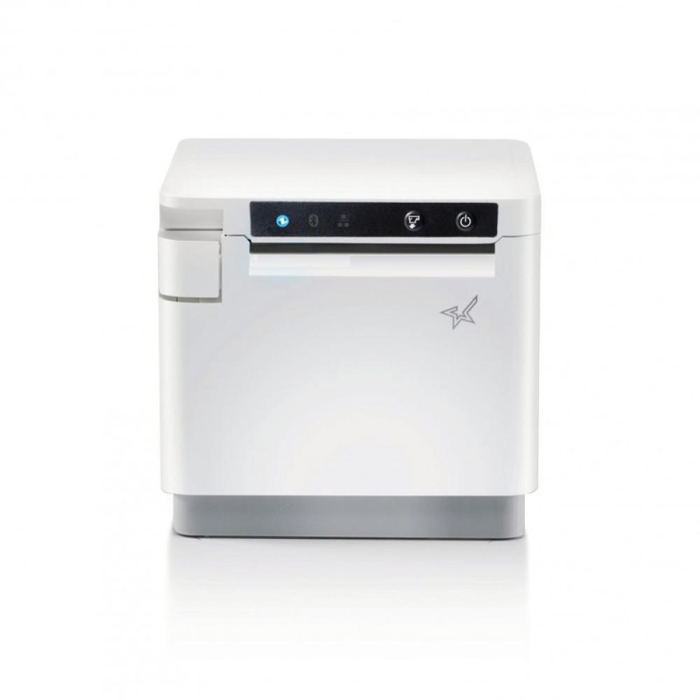 Star Micronics - mC-Print3, Thermal, 3in, Cutter, Ethernet (LAN), USB, CloudPRNT, White, EU & UK, PS60C Power Supply included In