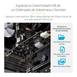 StarTech.com - Tarjeta PCI Express de 4 Puertos USB-A - Tarjeta PCIe USB 3.2 de 5Gbps - 4 Controladores USB Independientes - Hub