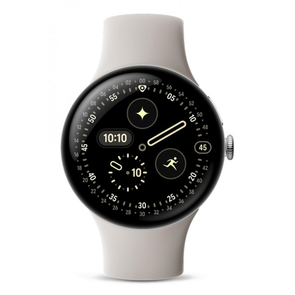Google - Pixel Watch 4 AMOLED 45 mm Digital Pantalla táctil Plata Wifi GPS (satélite)