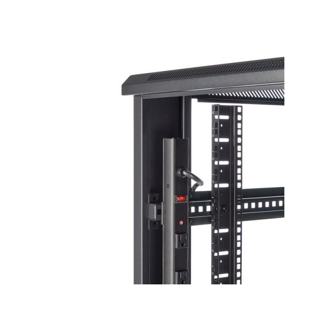 StarTech.com - Armario Rack para Servidores 42U 19" 4 Columnas - Rack de Servidores con Ruedas para Equipo de Red - Armario Rack