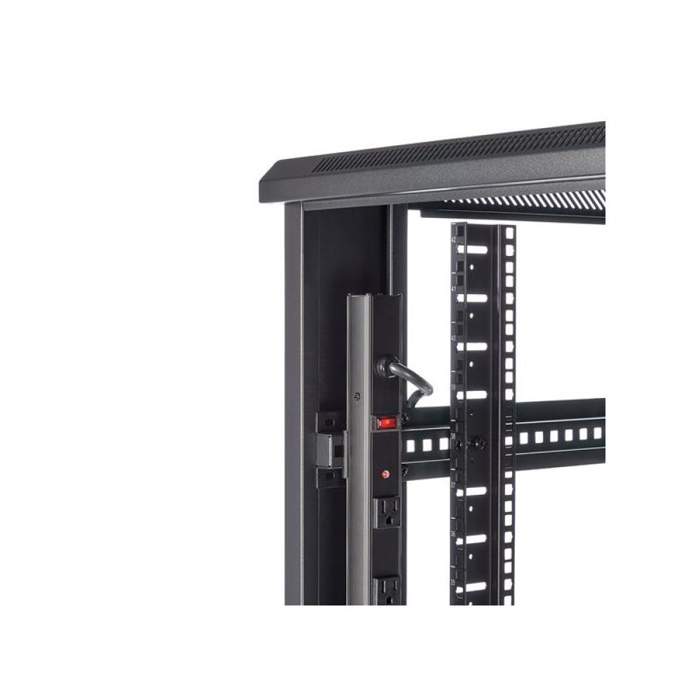 StarTech.com - Armario Rack para Servidores 42U 19" 4 Columnas - Rack de Servidores con Ruedas para Equipo de Red - Armario Rack