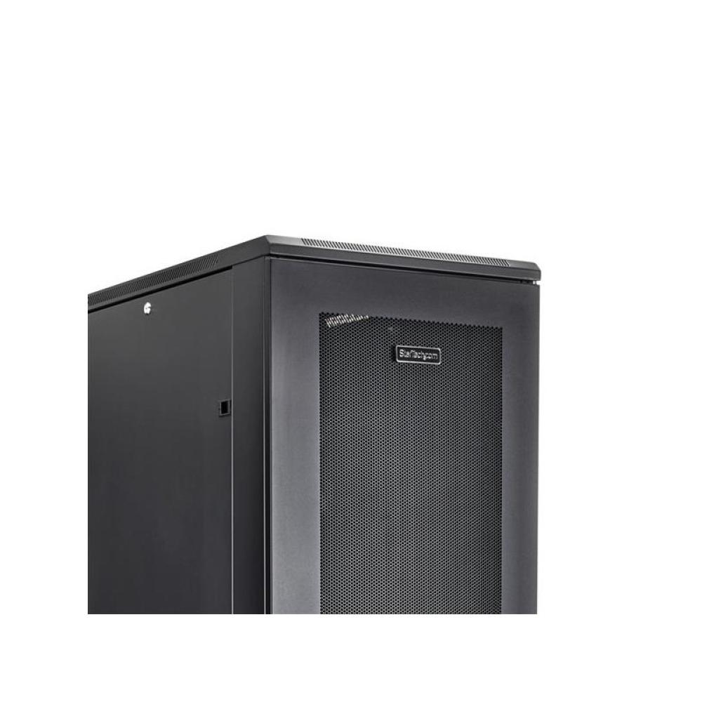 StarTech.com - Armario Rack para Servidores 42U 19" 4 Columnas - Rack de Servidores con Ruedas para Equipo de Red - Armario Rack