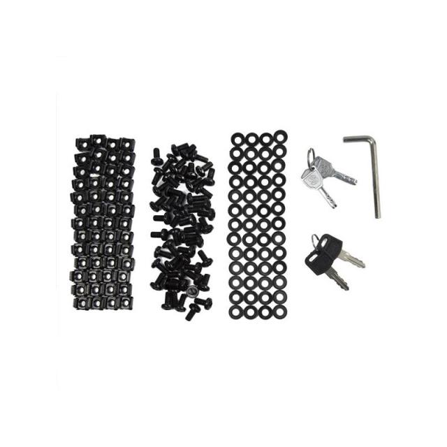 StarTech.com - Armario Rack para Servidores 42U 19" 4 Columnas - Rack de Servidores con Ruedas para Equipo de Red - Armario Rack