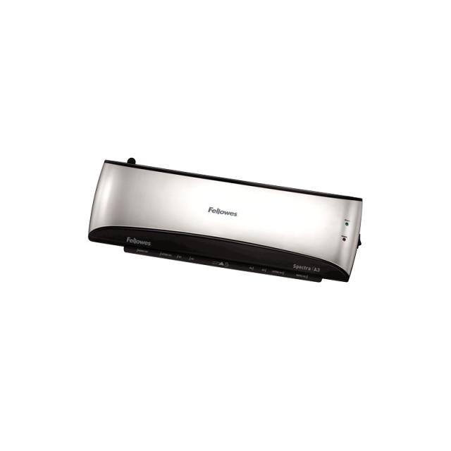 Fellowes - Spectra A3 Plastificadora en frío/caliente 300 mm/min Negro, Gris