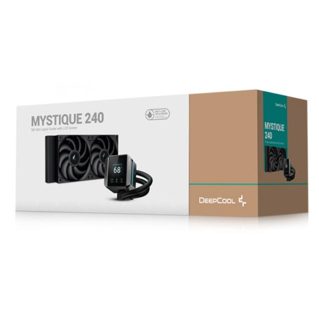 DeepCool - MYSTIQUE 240 Procesador Sistema de refrigeración líquida todo en uno 12 cm Negro 1 pieza(s)