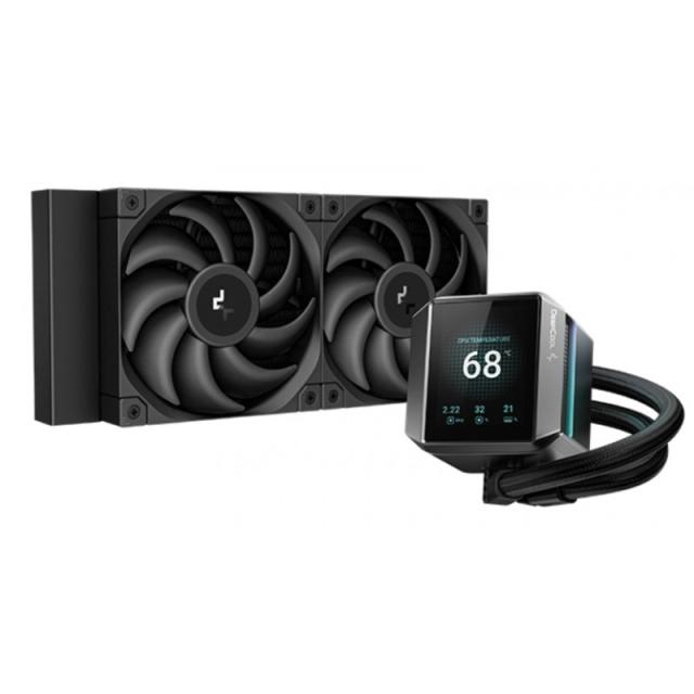 DeepCool - MYSTIQUE 240 Procesador Sistema de refrigeración líquida todo en uno 12 cm Negro 1 pieza(s)