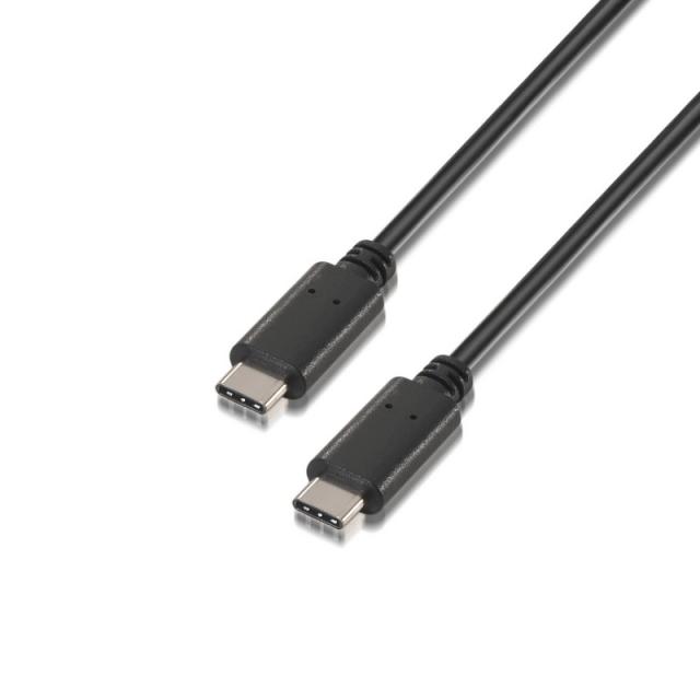 AISENS - A107-0056 cable USB USB 2.0 1 m USB C Negro