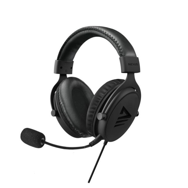 Savio - NEXUS Auriculares Alámbrico Casco Juego Negro