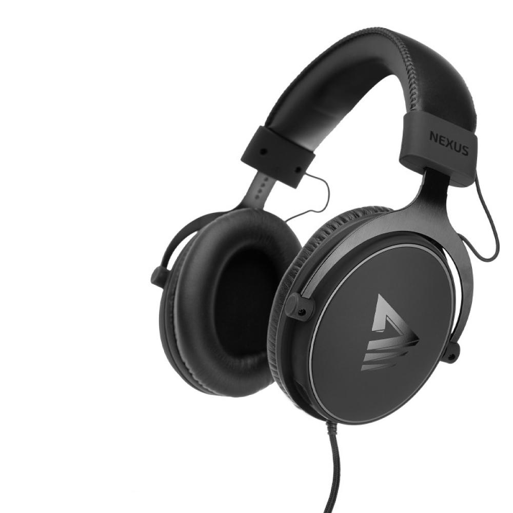 Savio - NEXUS Auriculares Alámbrico Casco Juego Negro