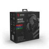 Savio - NEXUS Auriculares Alámbrico Casco Juego Negro