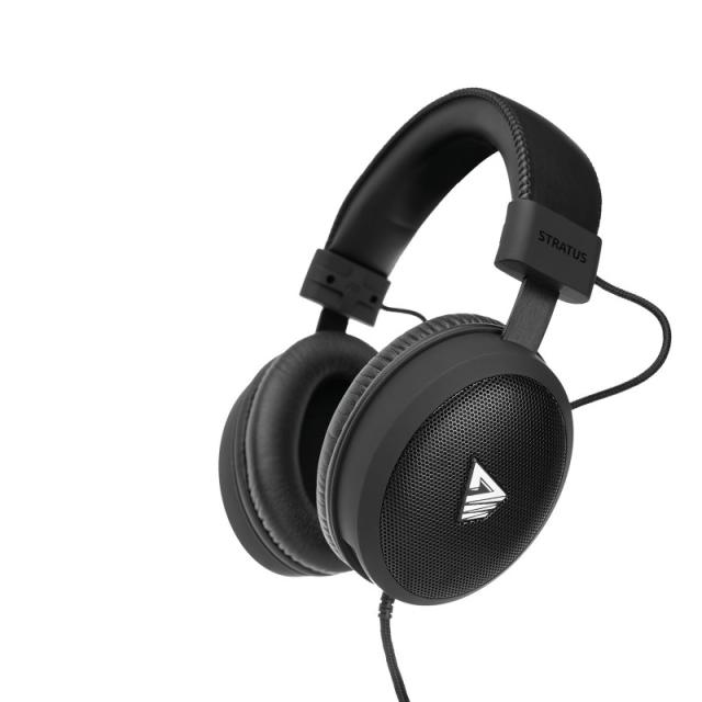 Savio - Stratus Auriculares Alámbrico gancho de oreja Juego Negro
