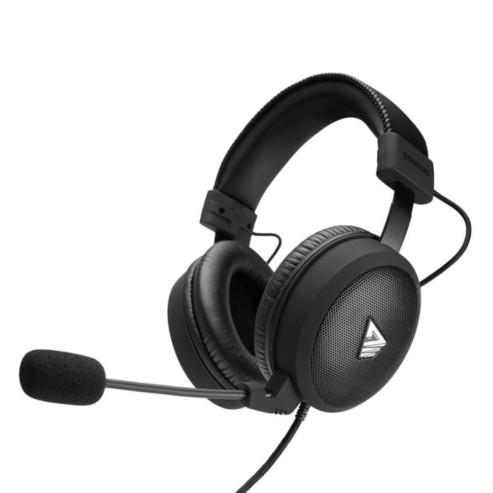 Savio - Stratus Auriculares Alámbrico gancho de oreja Juego Negro