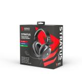 Savio - Stratus Auriculares Alámbrico gancho de oreja Juego Negro