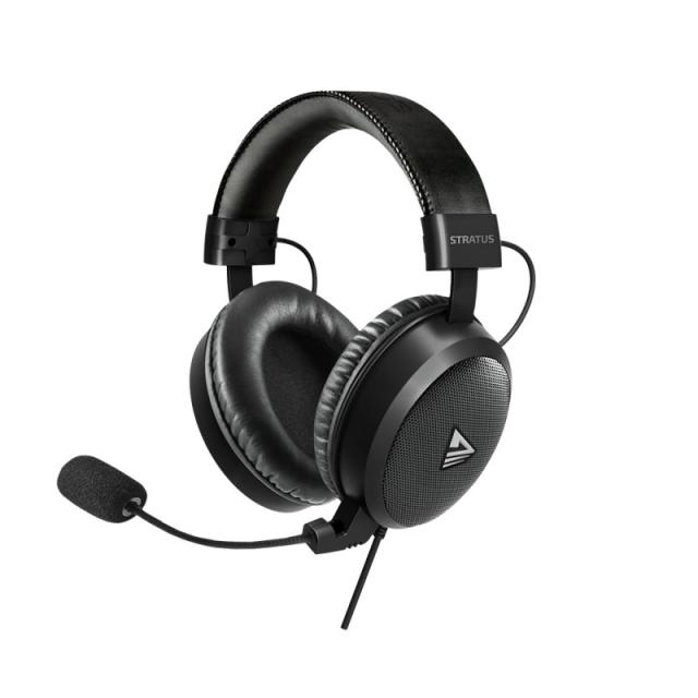 Savio - Stratus Auriculares Alámbrico gancho de oreja Juego Negro