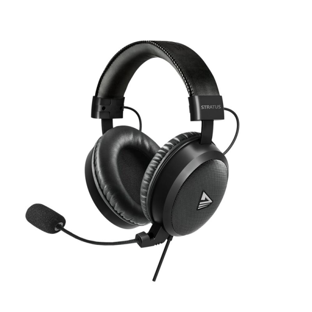 Savio - Stratus Auriculares Alámbrico gancho de oreja Juego Negro