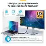 StarTech.com - Cable HDMI de 1m Certificado de Ultra Alta Velocidad - 8K60Hz/4K120Hz - Cable HDMI 2.1 con HDR10+ / eARC - 48Gbps