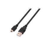 AISENS - A101-0023 cable USB USB 2.0 0,5 m USB A Mini-USB B Negro