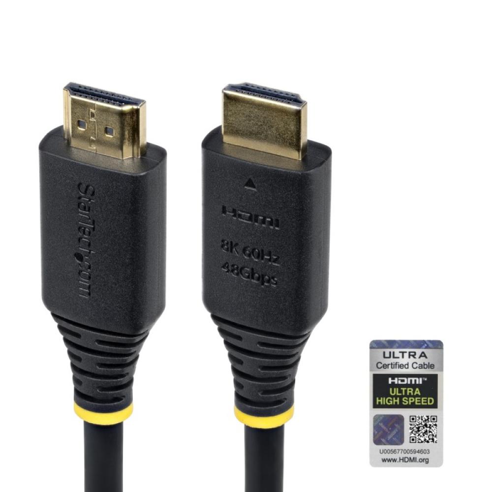 StarTech.com - Cable HDMI de 2m Certificado de Ultra Alta Velocidad - 8K60Hz/4K120Hz - Cable HDMI 2.1 con HDR10+ / eARC - 48Gbps