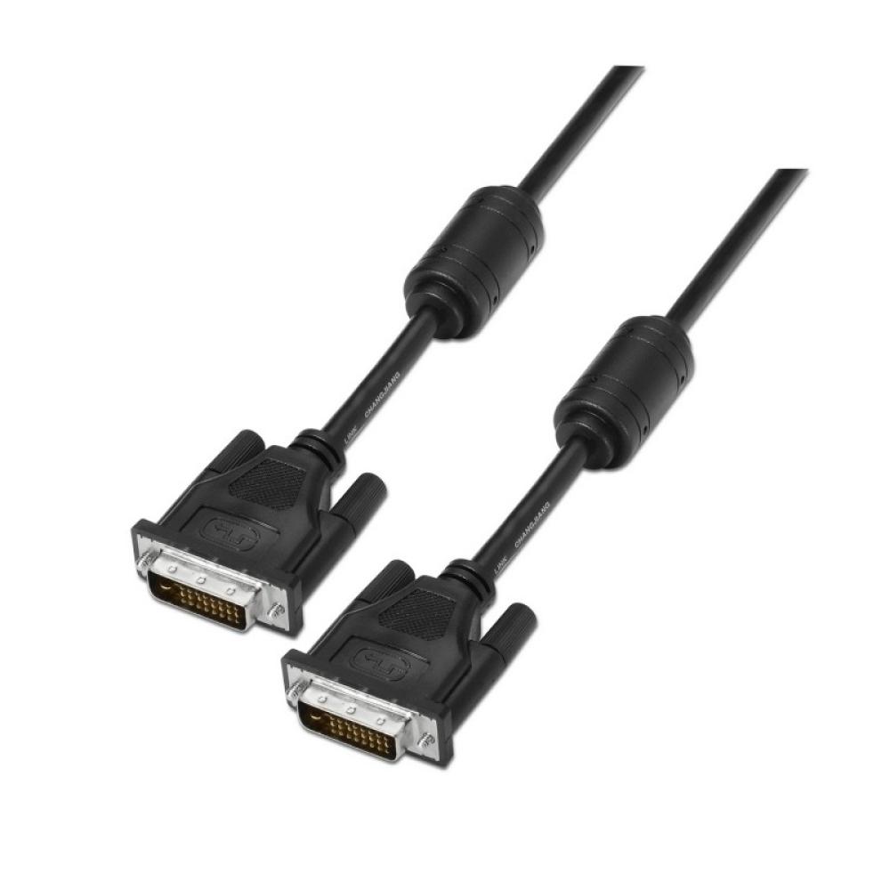 AISENS - A117-0089 cable DVI 1,8 m DVI-D Negro