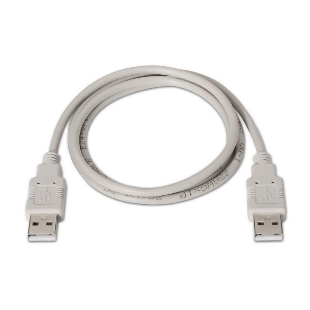 AISENS - A101-0021 cable USB USB 2.0 1 m USB A Beige
