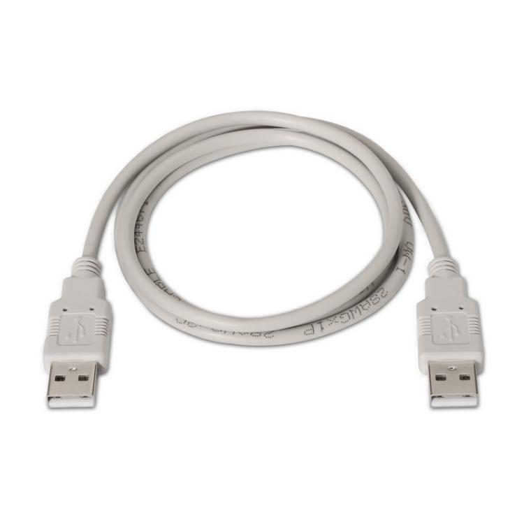 AISENS - A101-0021 cable USB USB 2.0 1 m USB A Beige
