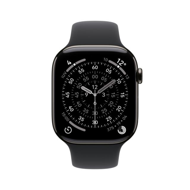 Apple - Watch Series 11 OLED 42 mm Digital 374 x 446 Pixeles Pantalla táctil 5G Titanio Wifi GPS (satélite) - MF8R4QL/A
