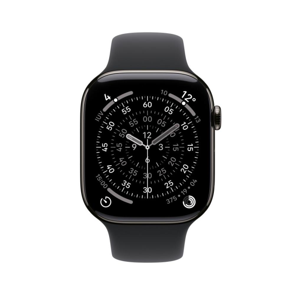 Apple - Watch Series 11 OLED 46 mm Digital 416 x 496 Pixeles Pantalla táctil 5G Titanio Wifi GPS (satélite) - MFD14QL/A