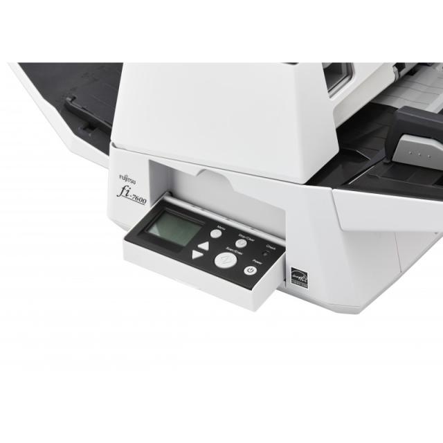 Ricoh - fi-7600 Alimentador automático de documentos (ADF) + escáner de alimentación manual 600 x 600 DPI A3 Negro, Blanco