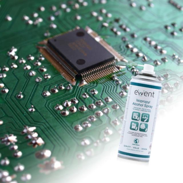 Ewent - EW5613 kit de limpieza para computadora Impresora Espray para limpieza de equipos 200 ml